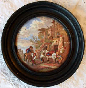 Prattware Pot Lid 324 The Farriers