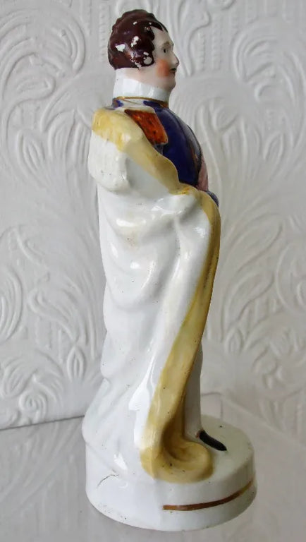 Victorian Staffordshire Royal Portrait Figure ~ 