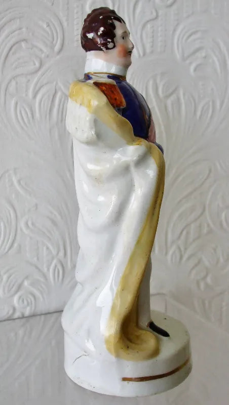 Victorian Staffordshire Royal Portrait Figure ~ 