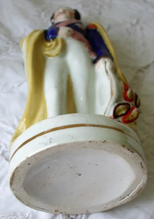 Pair of Antique Victorian Staffordshire Figures ~ 