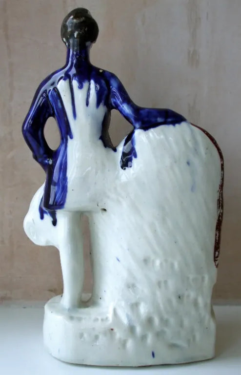 Antique Victorian Staffordshire Royal Portrait Figure ~ 