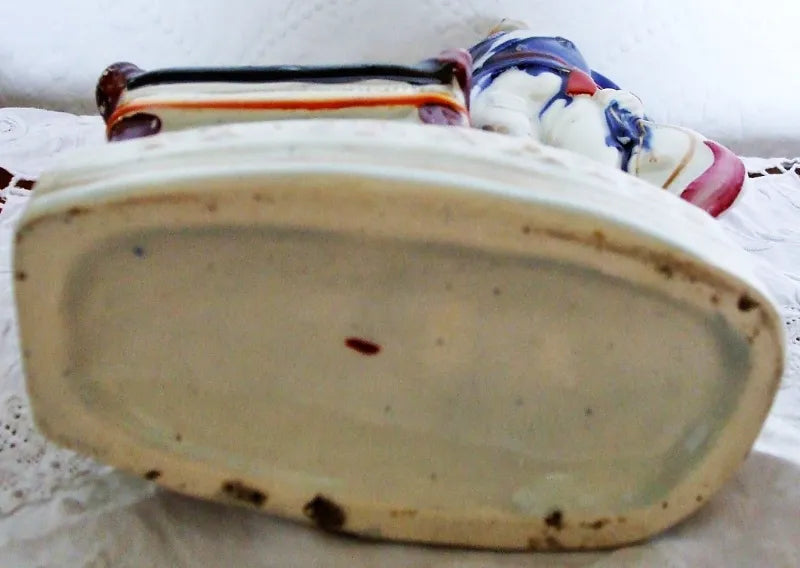 Antique Victorian Staffordshire Royal Portrait Figure ~ 