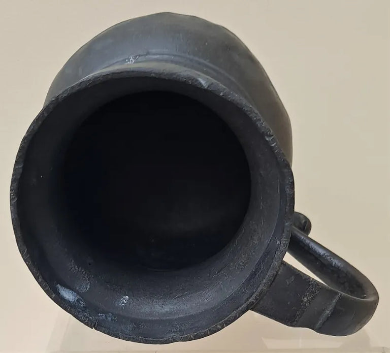 Antique English Georgian Pewter Quart Baluster Measure