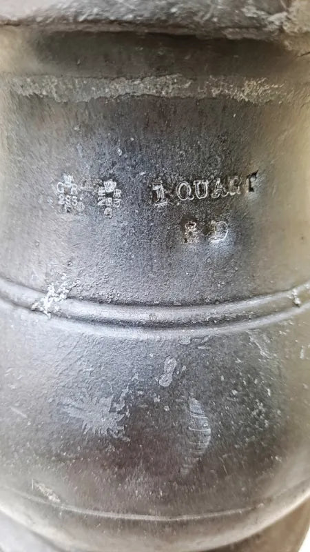 Antique English Georgian Pewter Quart Baluster Measure