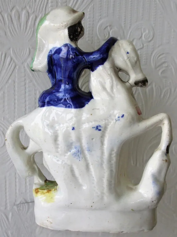 Antique Victorian Staffordshire Royal Portrait Figure 