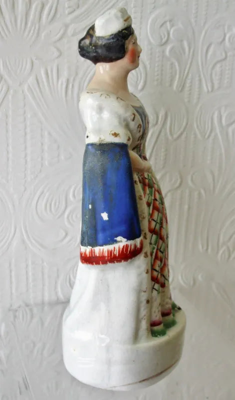 Antique Victorian Staffordshire Royal Portrait Figure 