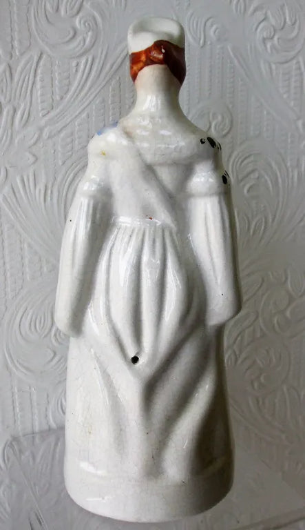 Antique Victorian Staffordshire Royal Portrait Figure 