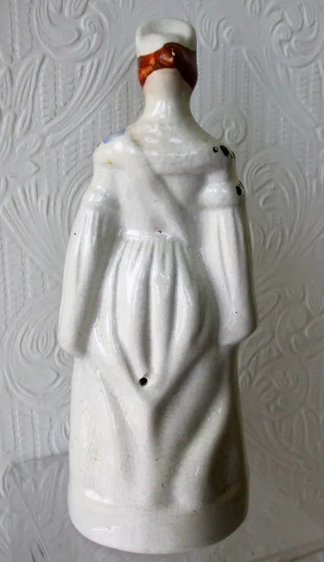 Antique Victorian Staffordshire Royal Portrait Figure 