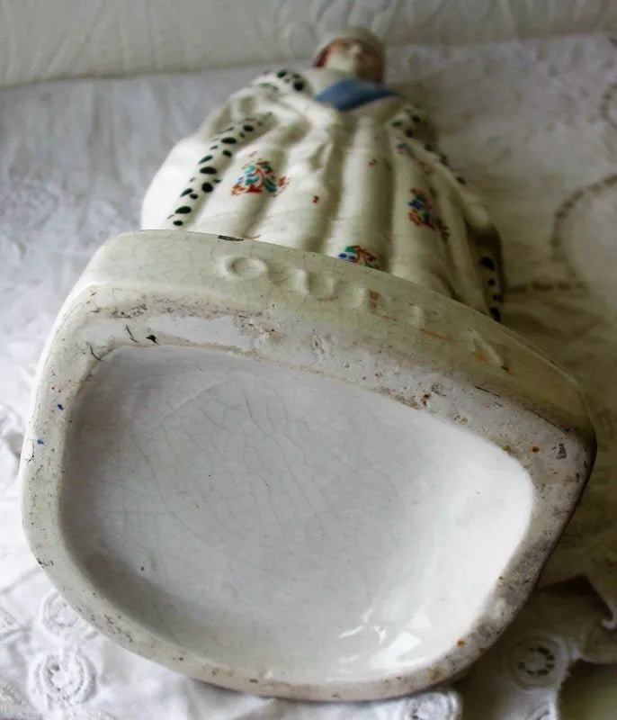 Antique Victorian Staffordshire Royal Portrait Figure 