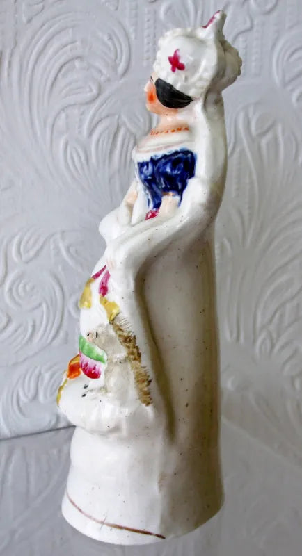 Antique Victorian Staffordshire Royal Portrait Figure 
