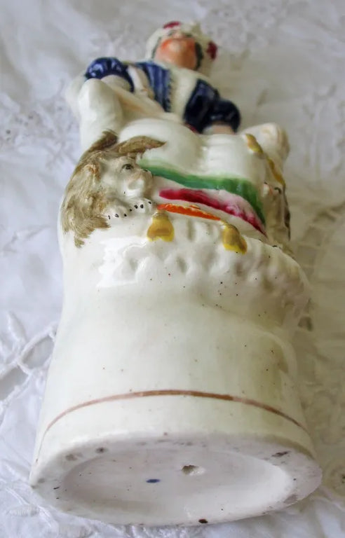 Antique Victorian Staffordshire Royal Portrait Figure 