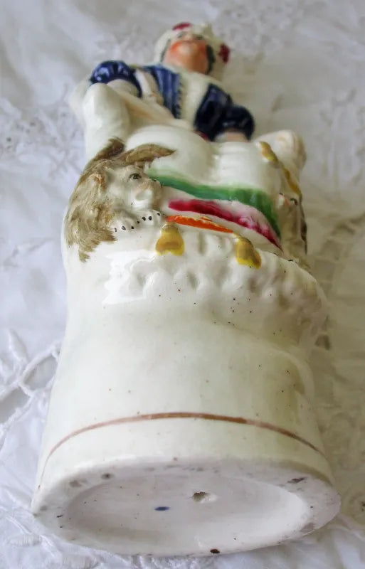 Antique Victorian Staffordshire Royal Portrait Figure 