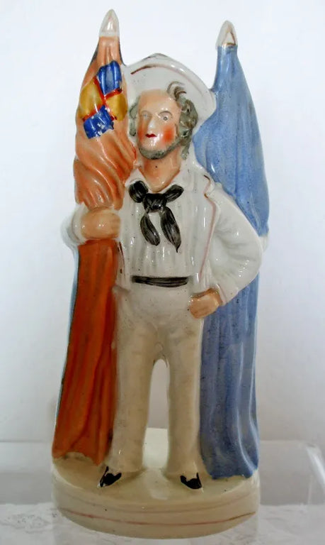 Antique Victorian Staffordshire Figure ~  