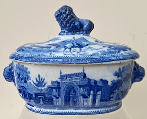 B. & W. Transfer "Camel" Sauce Tureen ~ John Rogers & Son