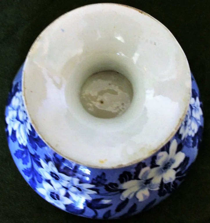 Antique Georgian Blue & White Transfer 