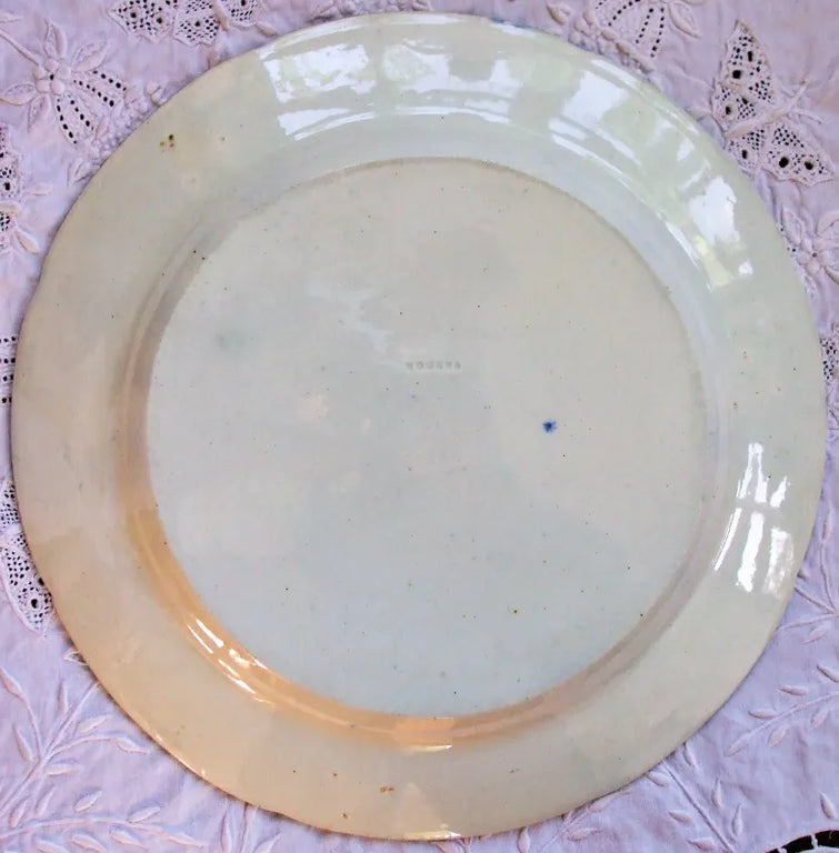 Georgian Blue & White Transfer 