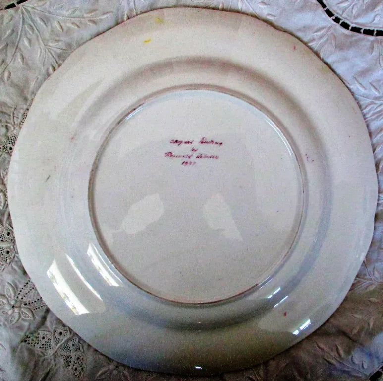 Porcelain Cabinet Plate ~ 