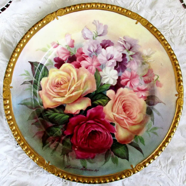 Porcelain Cabinet Plate ~ 
