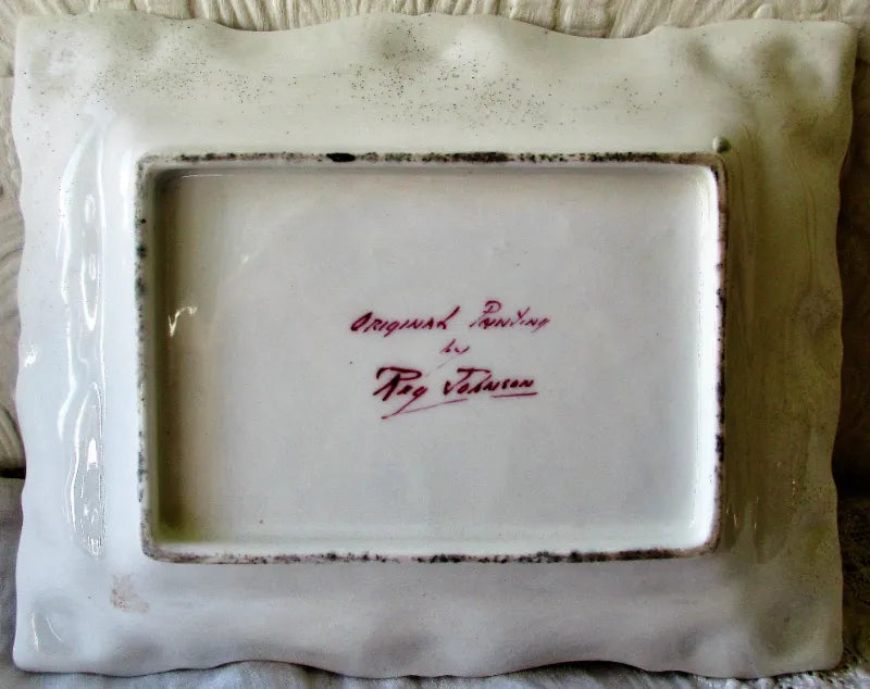 Porcelain Pin Tray / Dish ~ 