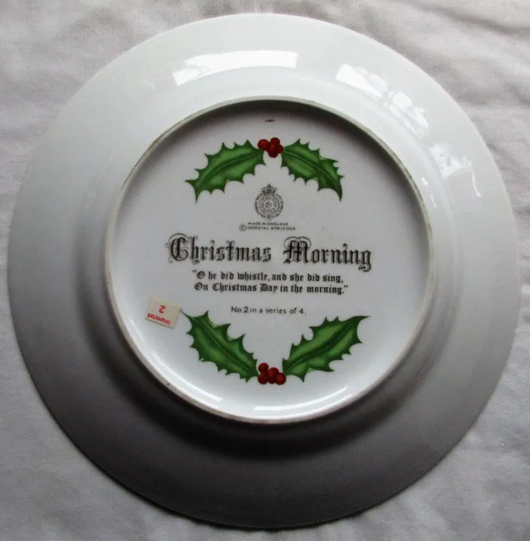 Royal Worcester English Porcelain Plate 