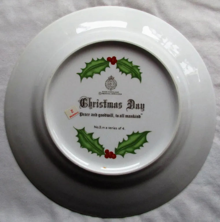 Royal Worcester English Porcelain Plate 