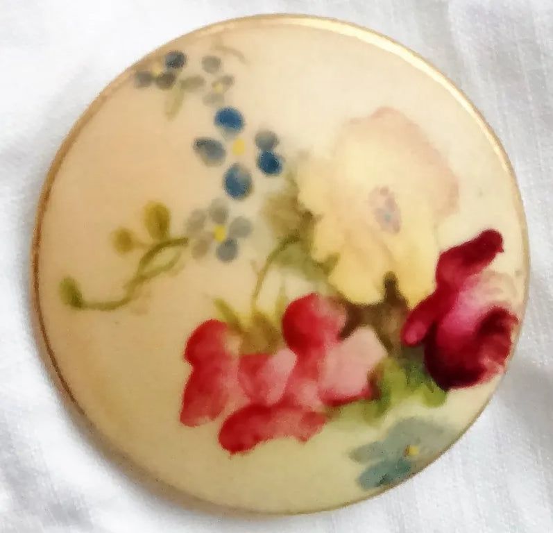 Antique Edwardian Royal Worcester Porcelain Tyg with Cover