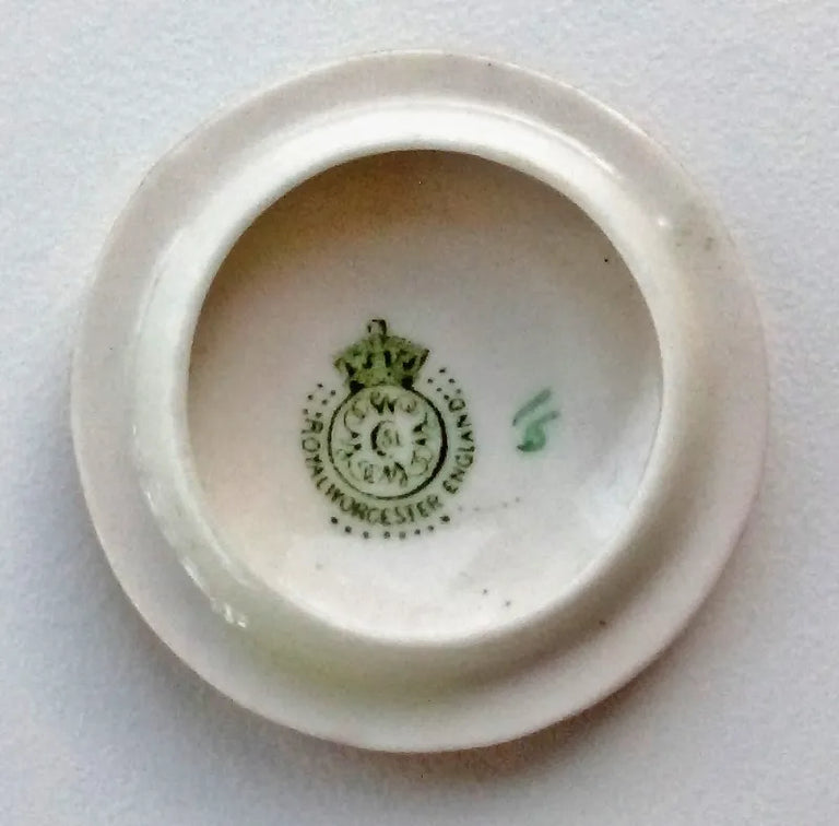 Antique Edwardian Royal Worcester Porcelain Tyg with Cover