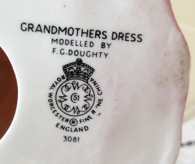 Vintage Royal Worcester Porcelain Figurine ~ 