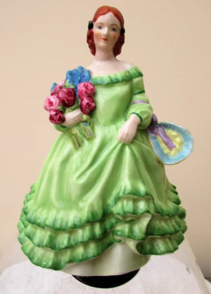 Vintage Royal Worcester English Porcelain Figurine ~ "June"