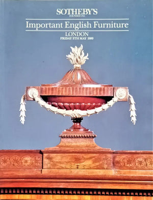 Sotheby's ~ English Furniture ~ London ~ 05. 05. 1989