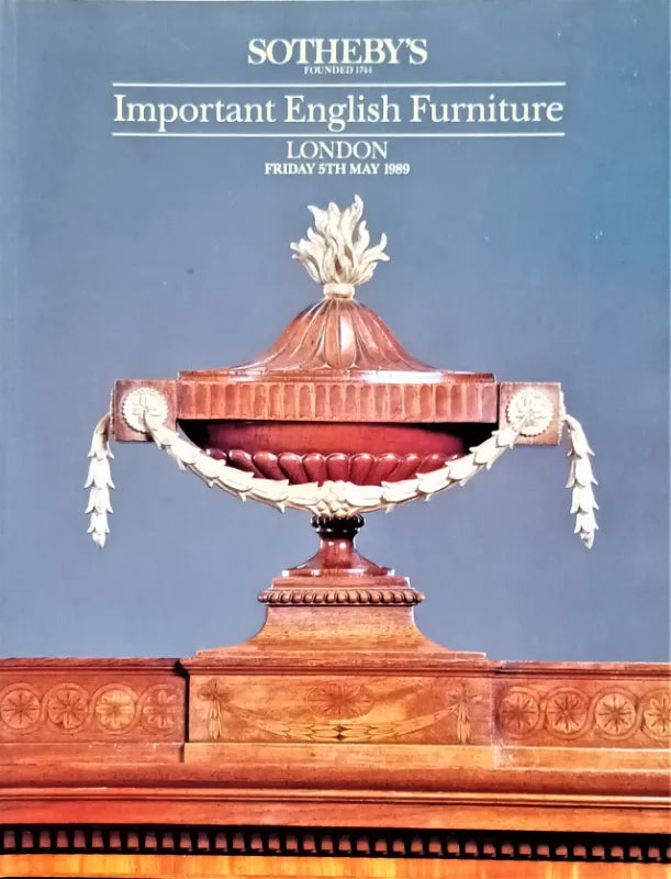 Sotheby's ~ English Furniture ~ London ~ 05. 05. 1989
