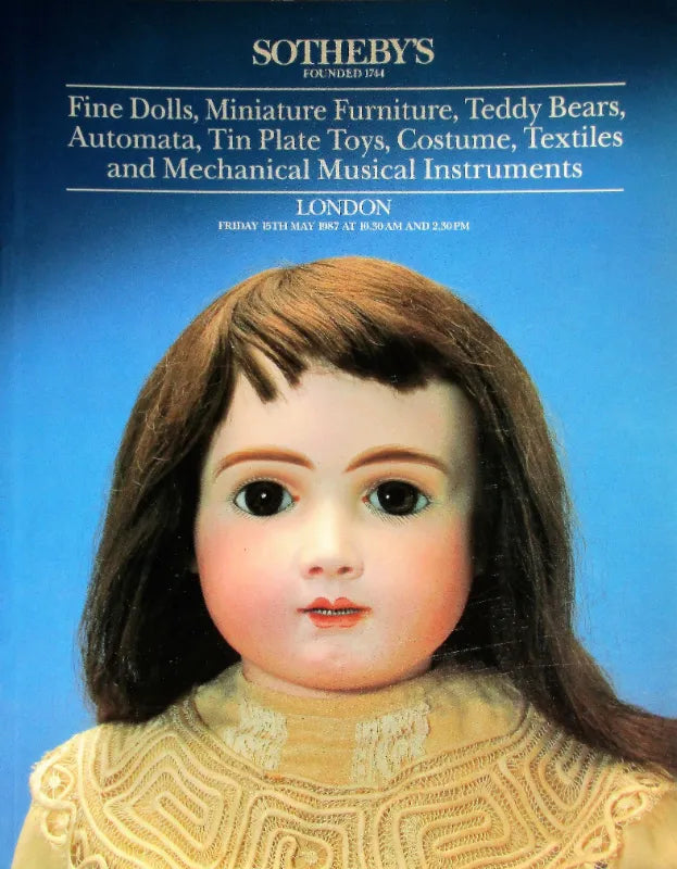 Sotheby's ~ Dolls, Toys & Automata ~ London ~ 15. 05. 1987