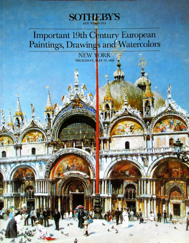 Sotheby's ~19th C. European Pictures ~ New York ~ 22. 05. 1986