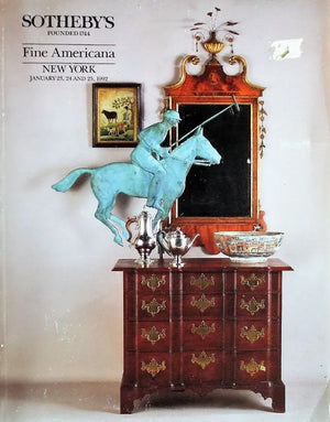 Sotheby's ~ Americana ~ New York ~ 23. - 25. 01. 1992