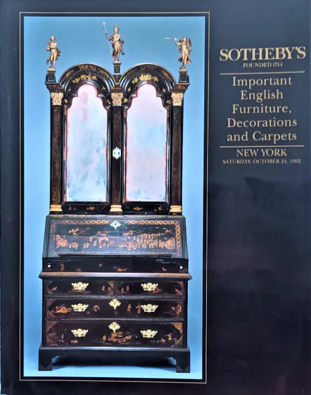 Sotheby's ~ Furniture, Decorations & Carpets ~ New York ~ 24. 10. 1992