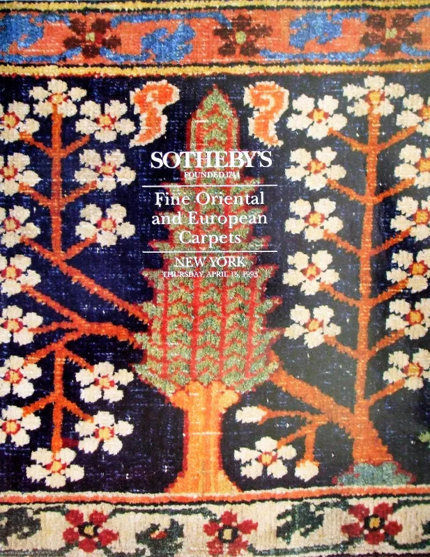 Sotheby's ~ Oriental & European Carpets ~ New York ~ 15. 04. 1993