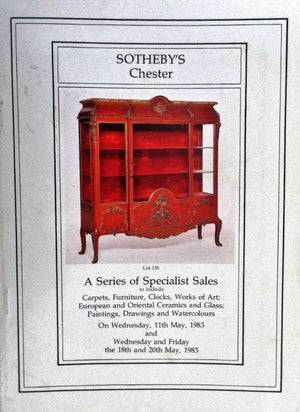 Sotheby's ~ Antiques & Collectables ~ Chester ~ 11 - 20. 05. 1983