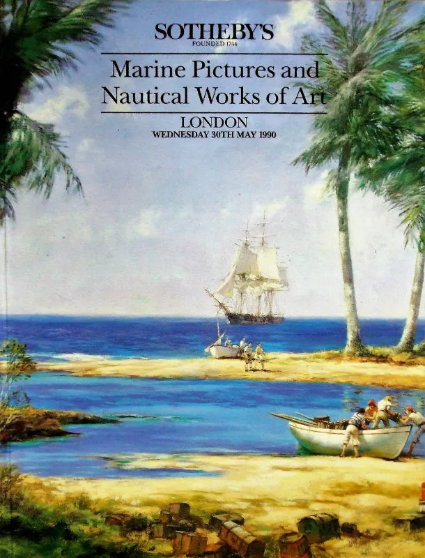 Sotheby's ~ Marine Pictures & Nautical W.O.A. ~ London  30.05.1990