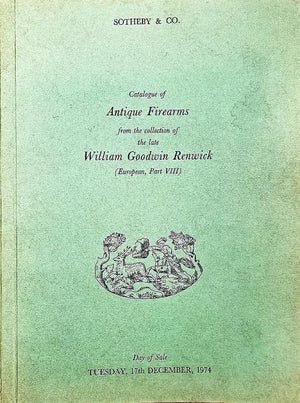 Sotheby's ~ Antique Firearms ~ London ~ 17. 12. 1974