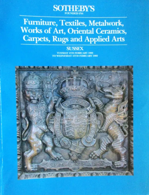 Sotheby's ~ Antiques & Collectables ~ Sussex ~ 04. - 12. 02. 1992