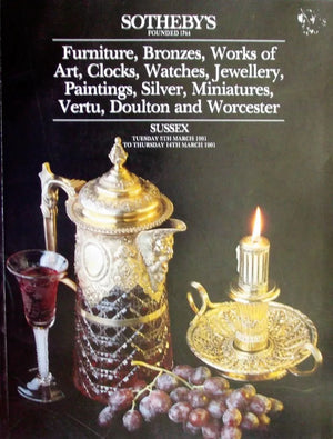 Sotheby's ~ Antiques & Collectables ~ Sussex ~ 05. - 14. 03. 1991
