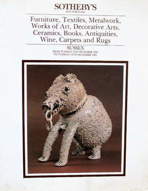 Sotheby's ~ Antiques & Collectables ~ Sussex ~ 09. - 16. 12. 1986