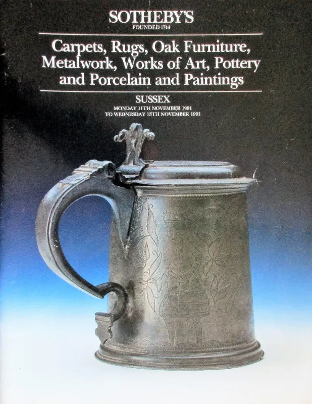 Sotheby's ~ Antiques & Collectables ~ Sussex ~ 11. - 13. 11. 1991