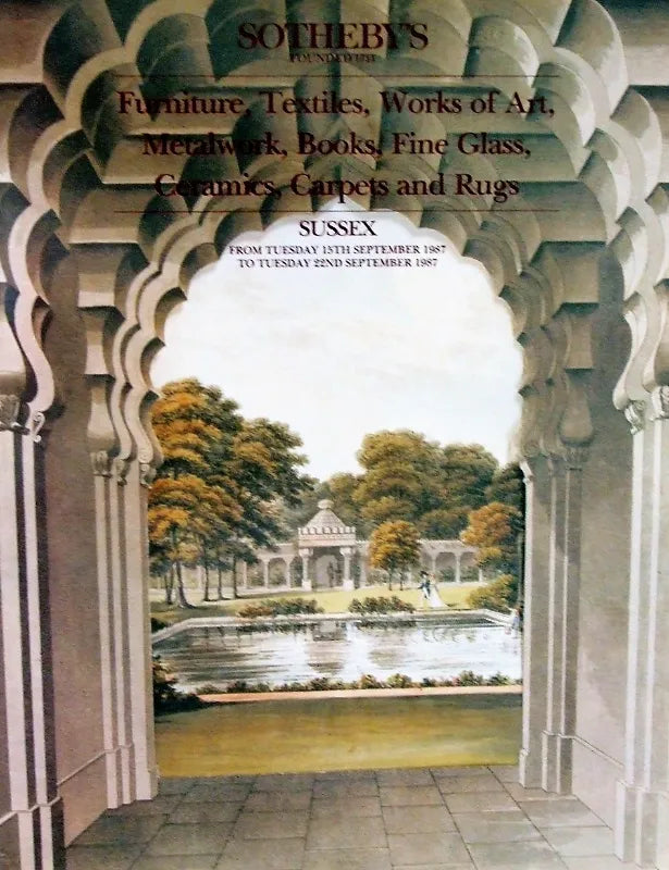 Sotheby's ~ Antiques & Collectables ~ Sussex ~ 15. - 22. 09. 1987