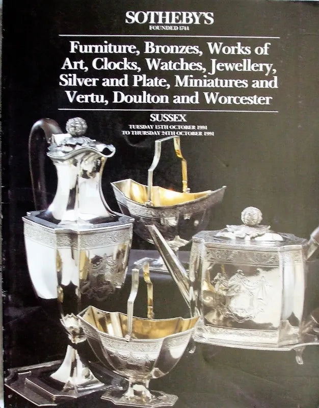 Sotheby's ~ Antiques & Collectables ~ Sussex ~ 15. - 24. 10. 1991