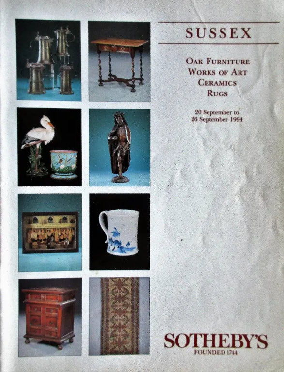 Sotheby's ~ Antiques & Collectables ~ Sussex ~ 20. - 26. 09. 1994