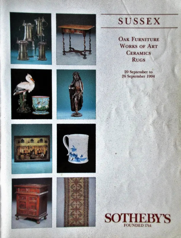 Sotheby's ~ Antiques & Collectables ~ Sussex ~ 20. - 26. 09. 1994