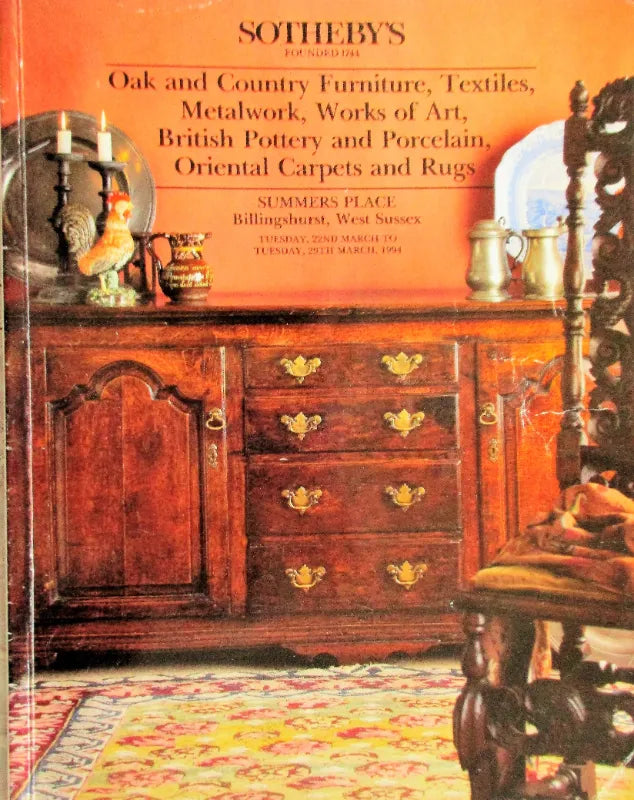 Sotheby's ~ Antiques & Collectables ~ Sussex ~ 22. - 29. 03. 1994
