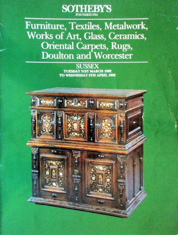 Sotheby's ~ Antiques & Collectables ~ Sussex ~ 08. 04. 1992