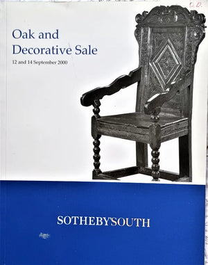 Sotheby's ~ Oak & Decorative Sale ~ Sussex ~ 12. & 14. 09. 2000